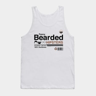 Fancy Bearded Hipsters Tank Top